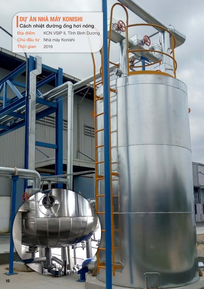 Dự án cách nhiệt nhà máy Konishi - Phú Khang Tech